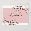 Search for cherry blossom wedding table cards Blossoms