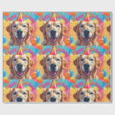Search for golden retriever wrapping paper Birthday
