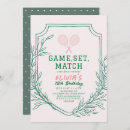 Search for tennis invitations Pink