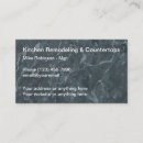 Search for kitchen cabinets business cards Contractor