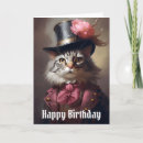 Search for victorian birthday cards Cat