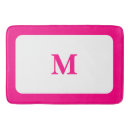 Search for hot pink bath mats Preppy