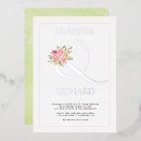 Search for green and silver wedding invitations Floral
