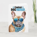 Search for bulldog fathers day cards From the dog