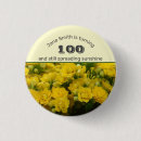 Search for 100th birthday buttons For her