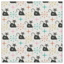 Search for retro cat fabric Vintage