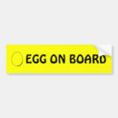 Search for egg bumper stickers funny