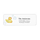 Search for duck return address labels Baby