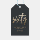 Search for 60th birthday gift tags Modern