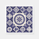 Search for blue tile napkins Talavera