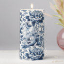 Search for blue toile candles For her