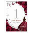 Search for silver table cards Mis quince anos