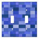 Search for mosaic light switch covers Blue
