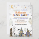 Search for block halloween invitations Trick or treat