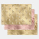 Search for glam wrapping paper Gold