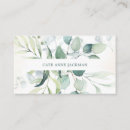 Search for eucalyptus business cards Rustic