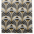 Search for art deco shower curtains White