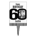 Search for 60th birthday cake toppers White