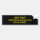 Search for free tibet bumper stickers Funny