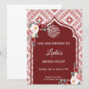 Search for henna invitations Red