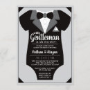 Search for tuxedo baby shower invitations Little man
