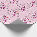 Search for unicorn christmas wrapping paper Cute