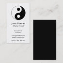 Search for yin yang business cards Tao