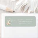 Search for bunny rabbit return address labels Baby girl
