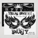 Search for black and white masquerade invitations Costume