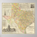 Search for texas counties map posters Insets