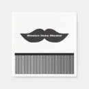 Search for mustache napkins Party
