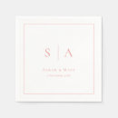 Search for blush pink wedding napkins Simple