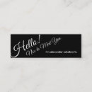 Search for nice to meet you business cards Typography