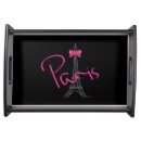 Search for paris serving trays Black