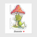 Search for frog stickers Mushroom
