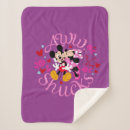 Search for minnie mouse blankets Happy valentine's day