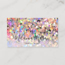 Search for makeup artist business cards Holographic