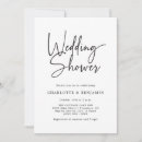 Search for black and white shower wedding invitations Classic