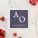 Search for plum wedding napkins Modern