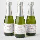 Search for mini wine labels Rose gold