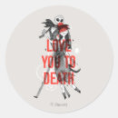 Search for jack and sally stickers Love you to death