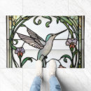 Search for hummingbird flowers doormats Vintage