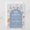 Search for in bloom baby boy shower invitations Wildflowers