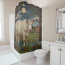 Search for cow shower curtains Vintage
