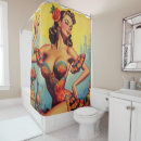 Search for spanish shower curtains Flamenco