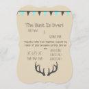 Search for hunting wedding invitations Buck