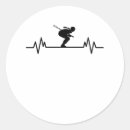 Search for heartbeat stickers Skier