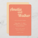 Search for peach and green wedding invitations Vintage