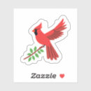 Search for red cardinal stickers Branch