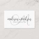 Search for handwritten business cards Simple
